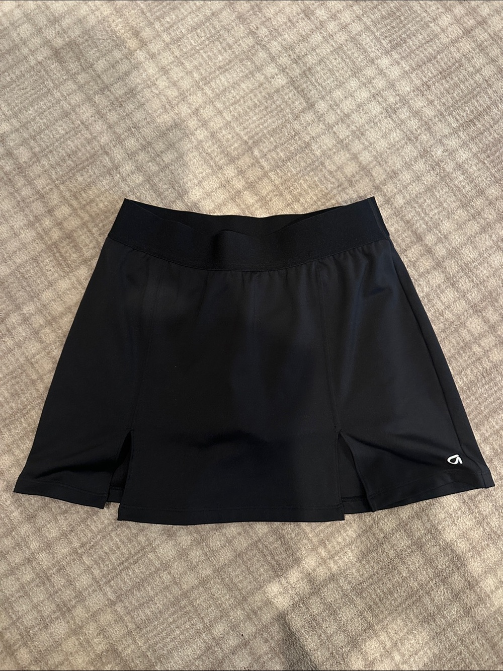 GAPFit Black Athletic Mini Skort with Side Slits